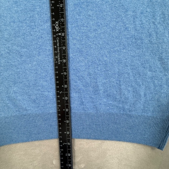 Emi Maglia Sweater Mens Size Medium Blue Wool Cashmere Blend Crewneck - Picture 9 of 12
